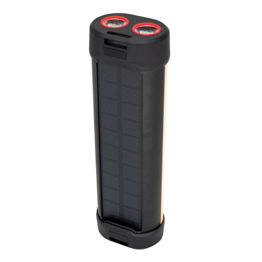 Logotrade business gifts photo of: Solar flashlight with power bank, ES982