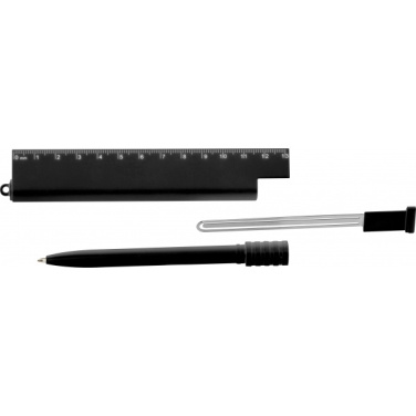 Logo trade promotional merchandise image of: Multifunctional Ruler MANILA