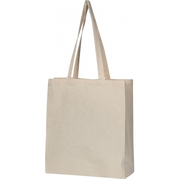 Logotrade corporate gifts photo of: Organic cotton bag with bottom fold INNSBRUCK