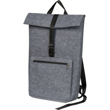 Logotrade promotional item image of: RPET Felt Backpack BIRMINGHAM