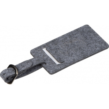 Logo trade promotional gifts image of: Felt Suitcase Tag PORTLAND