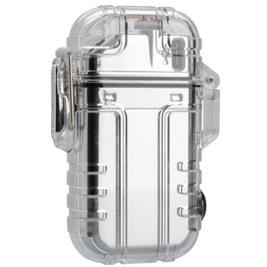 Logo trade advertising products image of: Electrical lighter CALBUCO Schwarzwolf