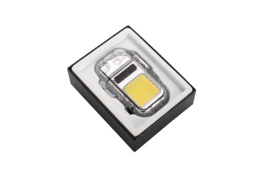 Logo trade corporate gift photo of: Electrical lighter CALBUCO Schwarzwolf