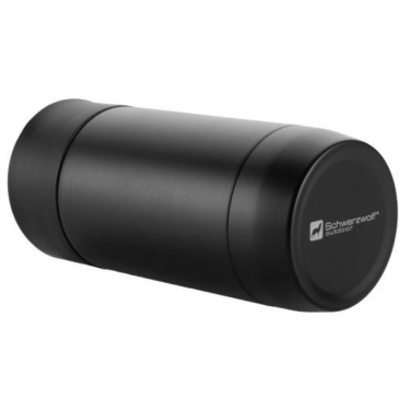 Logo trade advertising products image of: Thermo mug ADRASAN 240 ml Schwarzwolf