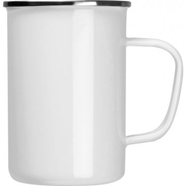 Logotrade advertising product image of: Enamel cup Adelaine
