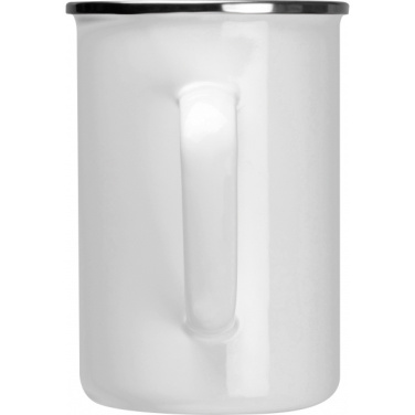 Logotrade promotional giveaway image of: Enamel cup Adelaine