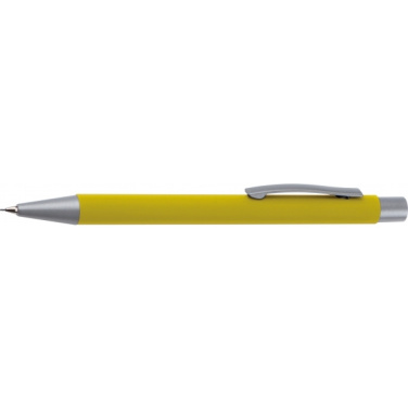 Logo trade advertising product photo of: Mechanical pencil soft touch ANCONA