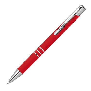 Logotrade promotional products photo of: Semi gel pen soft touch DUNMORE