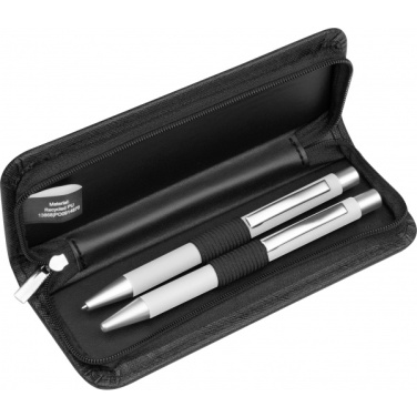 Logotrade promotional gift image of: Writing set soft touch Uppsala
