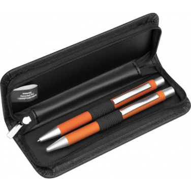 Logotrade promotional items photo of: Writing set soft touch Uppsala