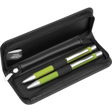 Logo trade corporate gift photo of: Writing set soft touch Uppsala