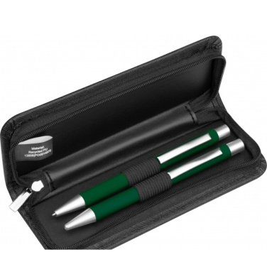 Logo trade promotional merchandise picture of: Writing set soft touch Uppsala