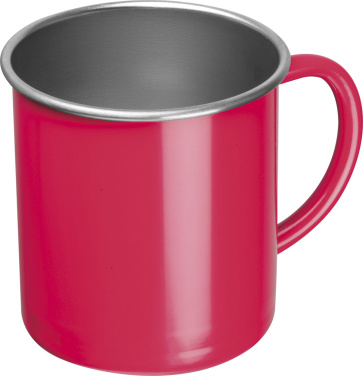 Logo trade promotional gifts picture of: Steel cup Trezzo