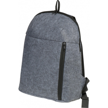 Logo trade promotional giveaways picture of: RPET Backpack Davos