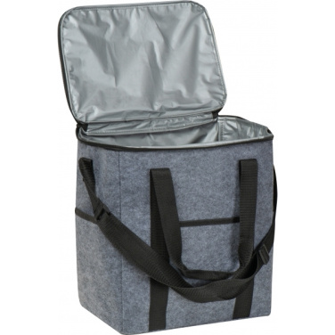 Logo trade promotional merchandise picture of: RPET cooler bag Santo Domingo