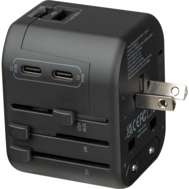 Logo trade promotional giveaways picture of: Travel Adapter Maracena