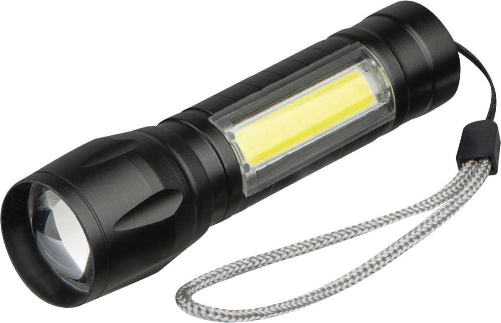 Logo trade promotional giveaway photo of: Rechargeable flashlight Tokyo