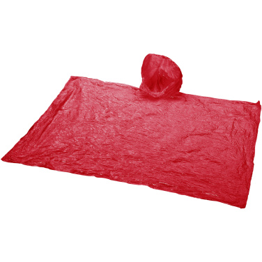 Logotrade promotional item image of: Xina rain poncho in storage ball with keychain
