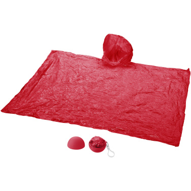Logotrade advertising products photo of: Xina rain poncho in storage ball with keychain