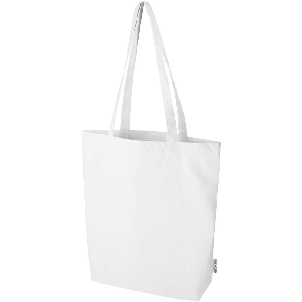 Logo trade promotional merchandise photo of: Florida 270 g/m² GRS recycled tote bag 10L