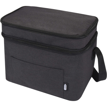 Logo trade promotional product photo of: Tundra GRS RPET double compartments cooler bag 13L