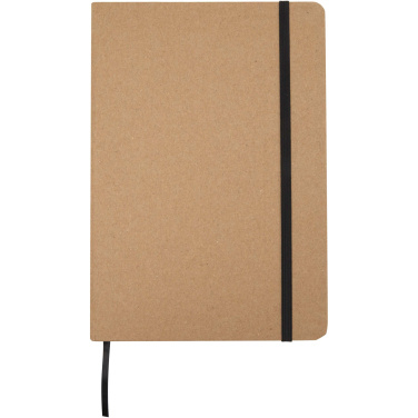 Logotrade promotional items photo of: Holm A5 stone paper hard cover notebook with lined pages