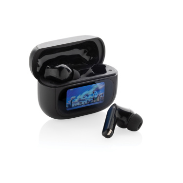 Logotrade corporate gift picture of: Airtune RCS recycled plastic ANC earbuds with touch screen