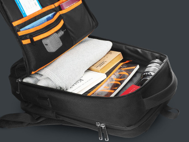 Logo trade promotional giveaways image of: Laptop backpack 190603400