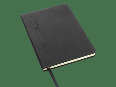 Logotrade promotional item image of: Magnetic notebook with a pen 124715100