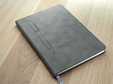 Logotrade promotional product image of: Magnetic notebook with a pen 124715100