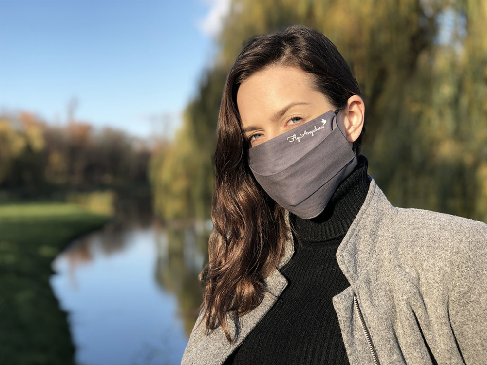 Logo trade promotional gift photo of: MERCURE cotton face mask 139016500