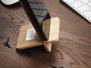 Logo trade promotional gift photo of: Wooden telephone stand 1834292