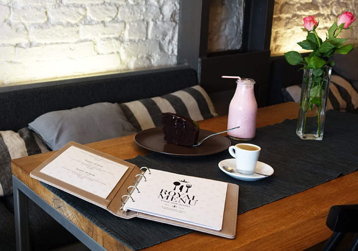 Logo trade promotional giveaways image of: Menu cover 1076119
