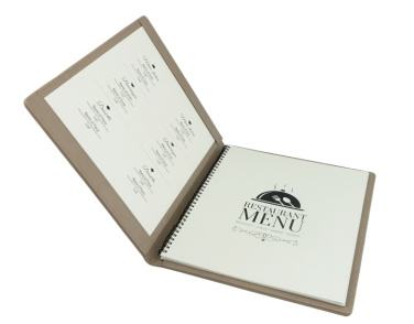 Logo trade promotional merchandise image of: Menu cover 1078119