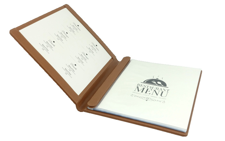 Logo trade promotional gifts image of: Menu cover 1055119