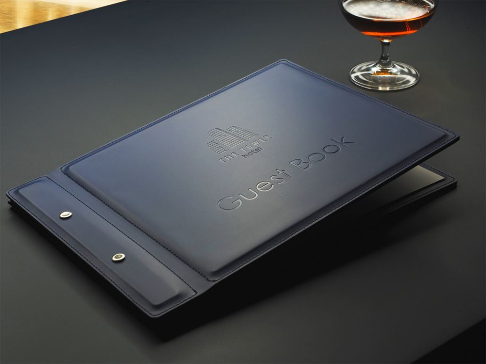 Logo trade promotional merchandise picture of: Guest book 1209094