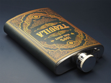 Logo trade promotional gifts picture of: Hip flask 426119