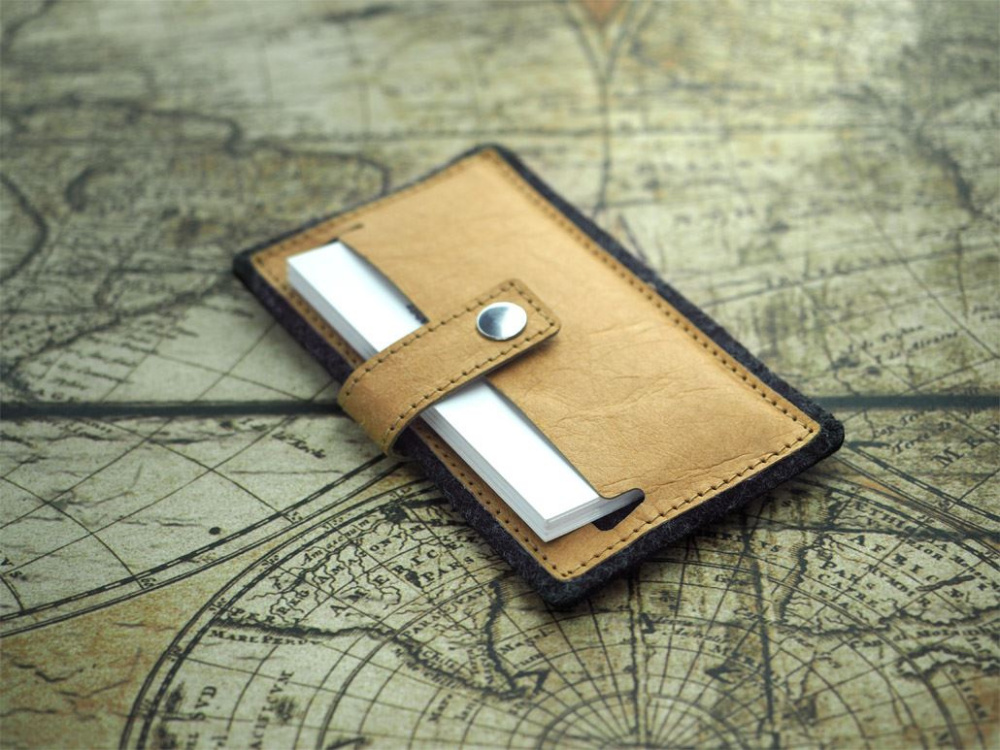 Logo trade promotional gifts image of: Business card holder 1324140