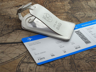 Logo trade corporate gifts image of: Luggage tag 1155119