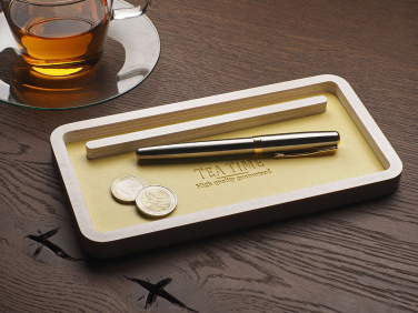 Logo trade promotional products image of: Wooden organiser 1844121