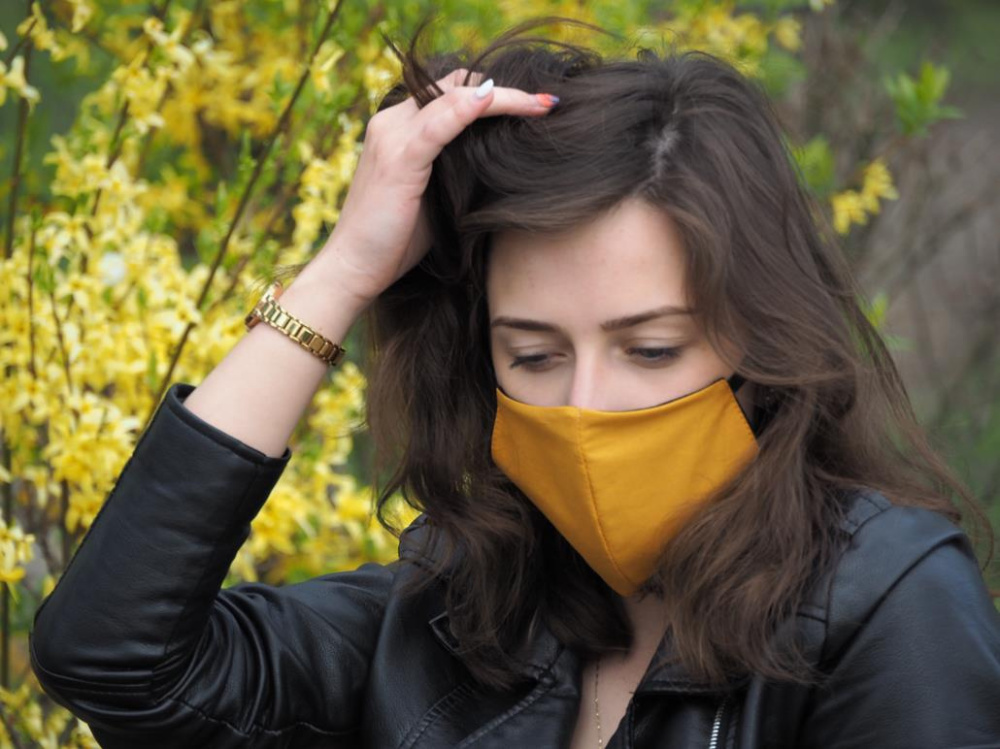 Logo trade promotional product photo of: VENUS cotton face mask 1377165