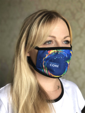Logo trade promotional gifts picture of: MARS PRO cotton mask (size M) with pocket and HEPA filter 1380165