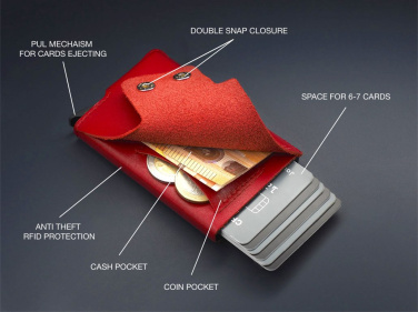 Logo trade corporate gift photo of: RFID wallet 545131