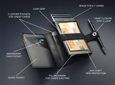 Logo trade promotional gifts picture of: RFID wallet 1230131