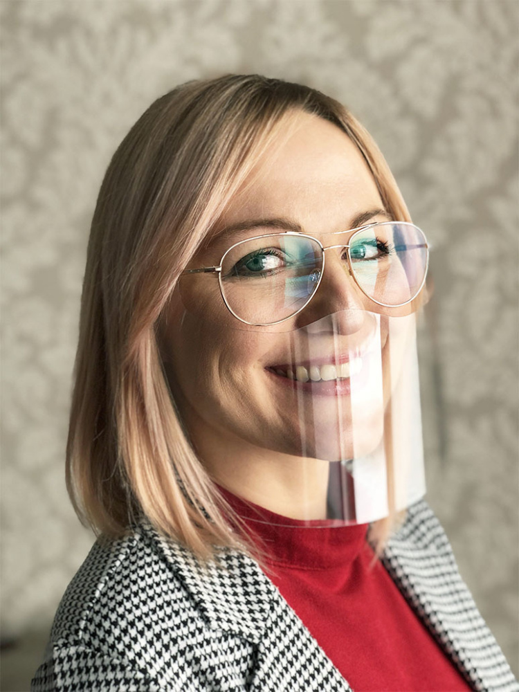 Logotrade business gift image of: VISOR Glasses face shield  1586162