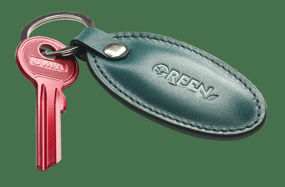 Logo trade promotional items image of: Keyring 560131