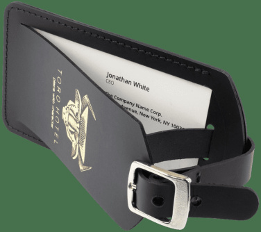 Logo trade business gifts image of: Luggage tag 1155094