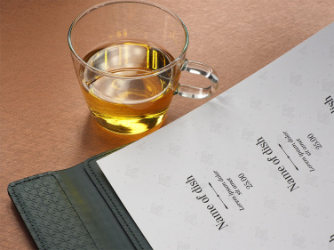 Logo trade promotional gifts image of: Menu cover 1241239