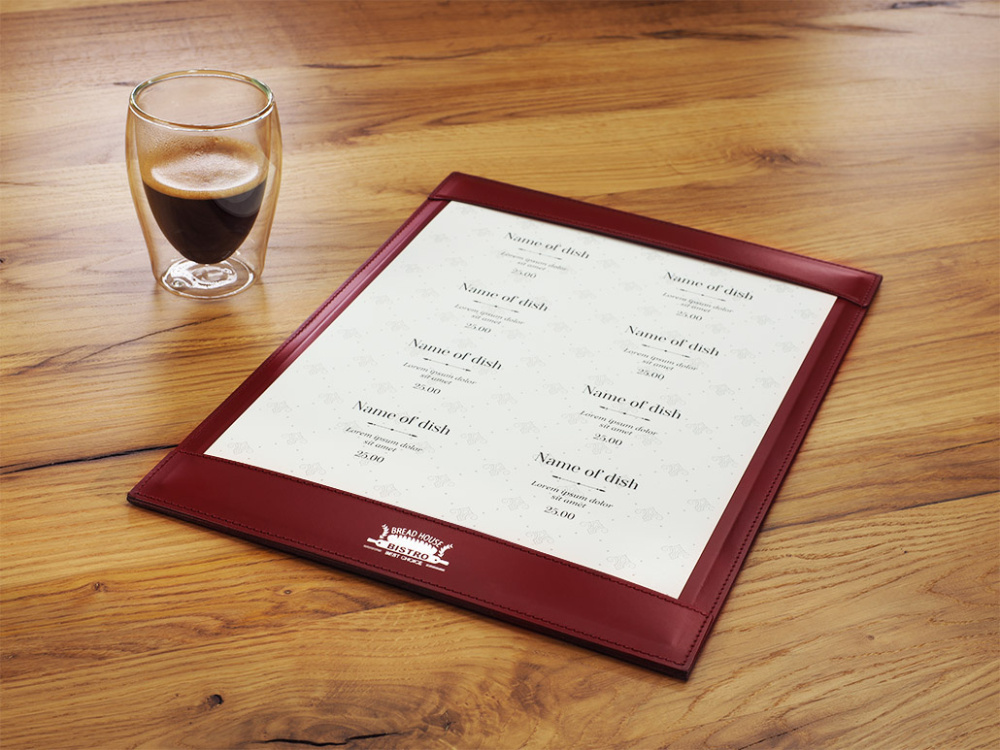 Logotrade promotional merchandise image of: Menu pad 1025094