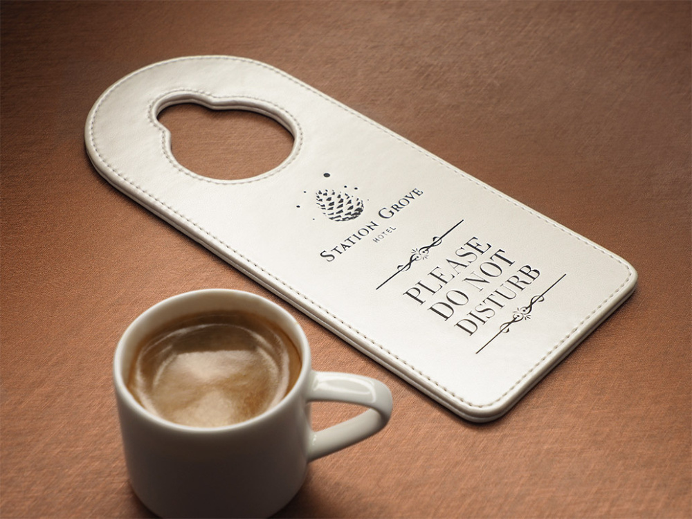 Logo trade promotional giveaways picture of: DND door sign 1111119